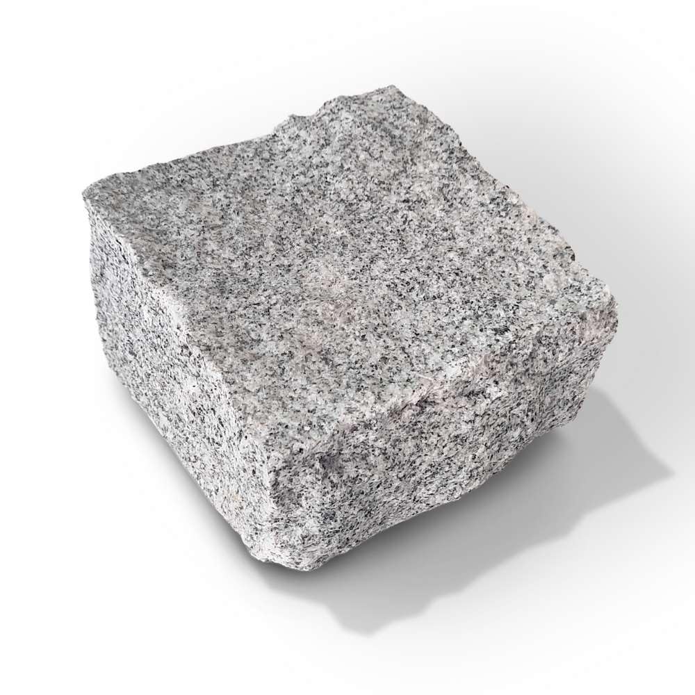 Stonewise Grey Riven Granite Sample 100X100X22mm from B&Q
