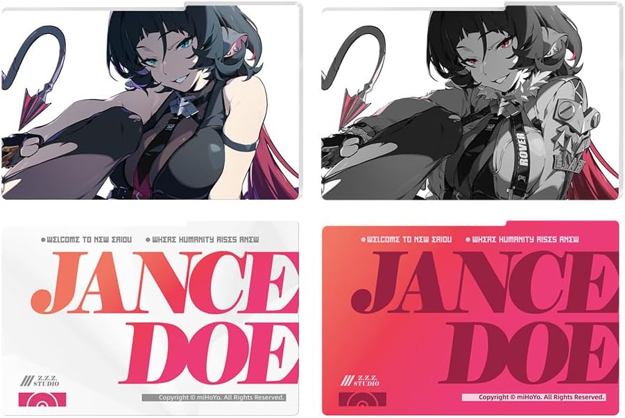 Zenless Zone Zero Cinema Series: Acrylic Card Inserts Unknown - Jane(Frame Not Included)