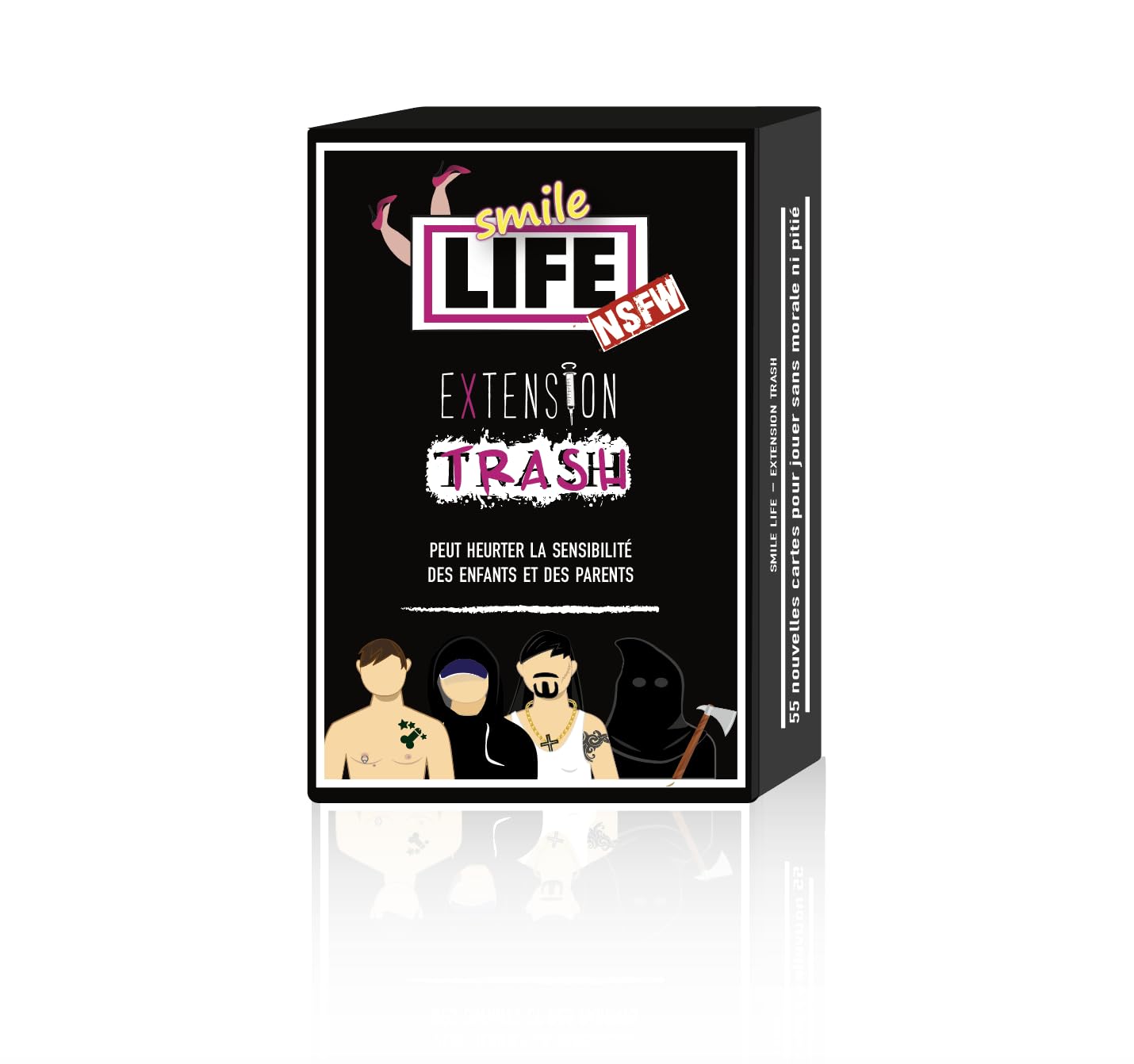 Blackrock Games Smile Life Extension Trash - Jeu de Cartes d'Ambiance - 16 Ans et Plus