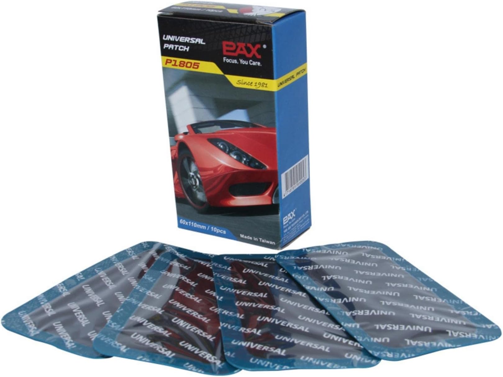 10 Pcs Heavy Duty Universal Patch, 60 x 110mm Large Rectangle Tire Repair Patches (Glue Not Included) for Car, Truck, Tractor, Radial and Bias Tires