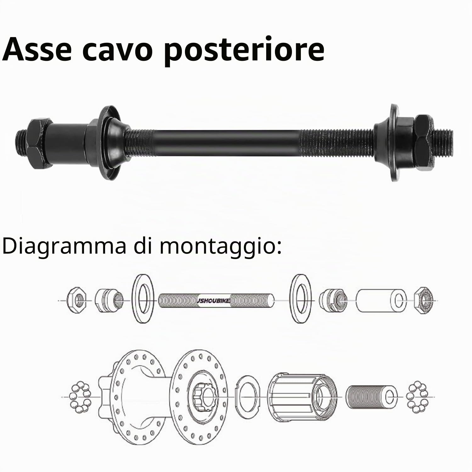 Set Sgancio Rapido Bici Mozzo Ruota Bloccaggio Rapido