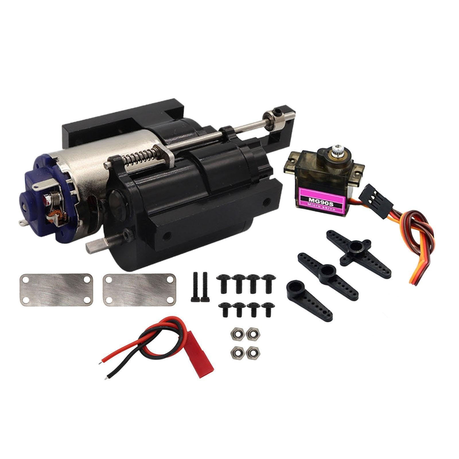 Parti di auto RC di facile installazione con supporto motore in metallo e accessorio di aggiornamento della trasmissione per hobbisti 1/12 112