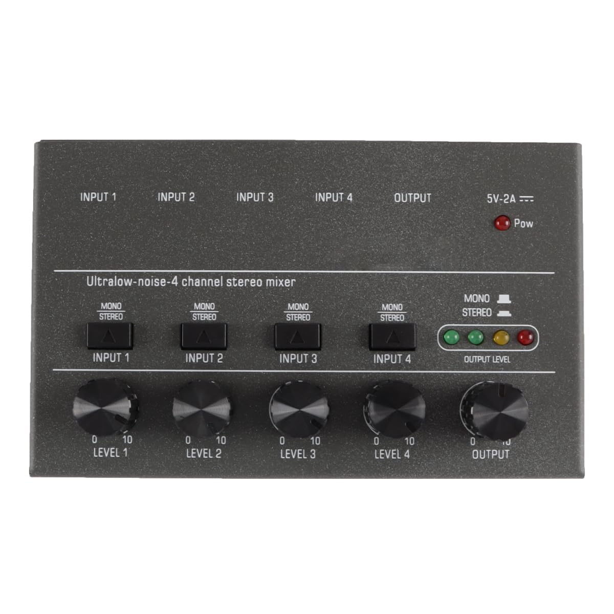 Orivin 4-channel Mini 5V Ultra-compact Low-noise Line Mixer Suitable for Microphones Guitars, Keyboards, Mobile Phones, Etc - Image 3