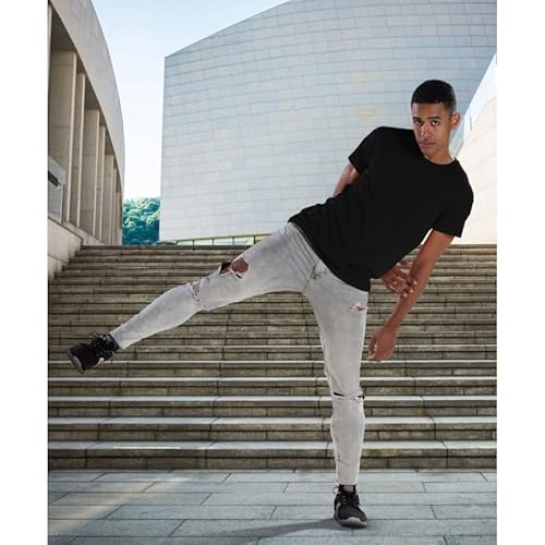 Camiseta básica algodón en Paquete Doble (Pack de 2) para Hombre.Asioka Silver