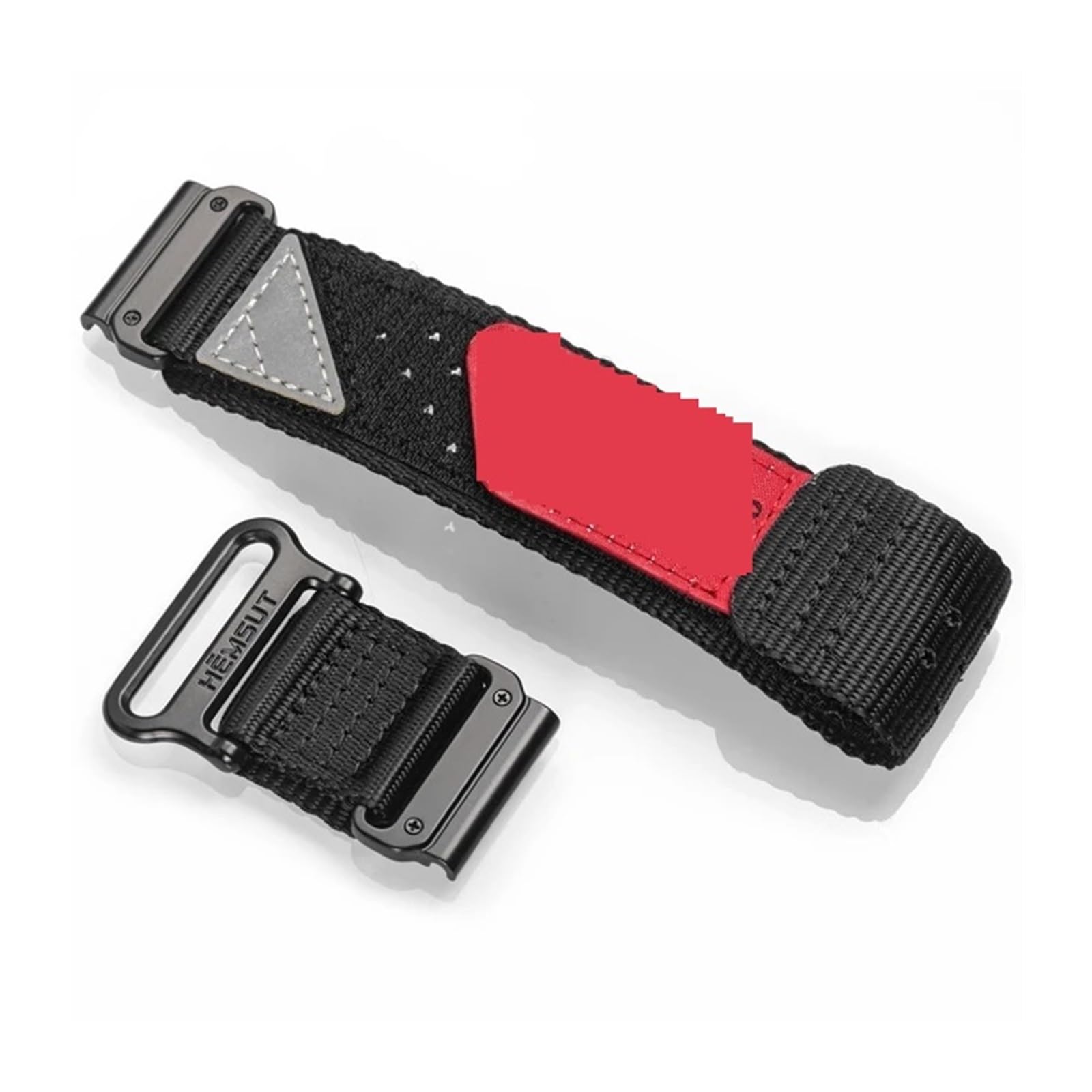 Bracelet montre nylon à boucle vert réglable et confortable style HGA142-BLK