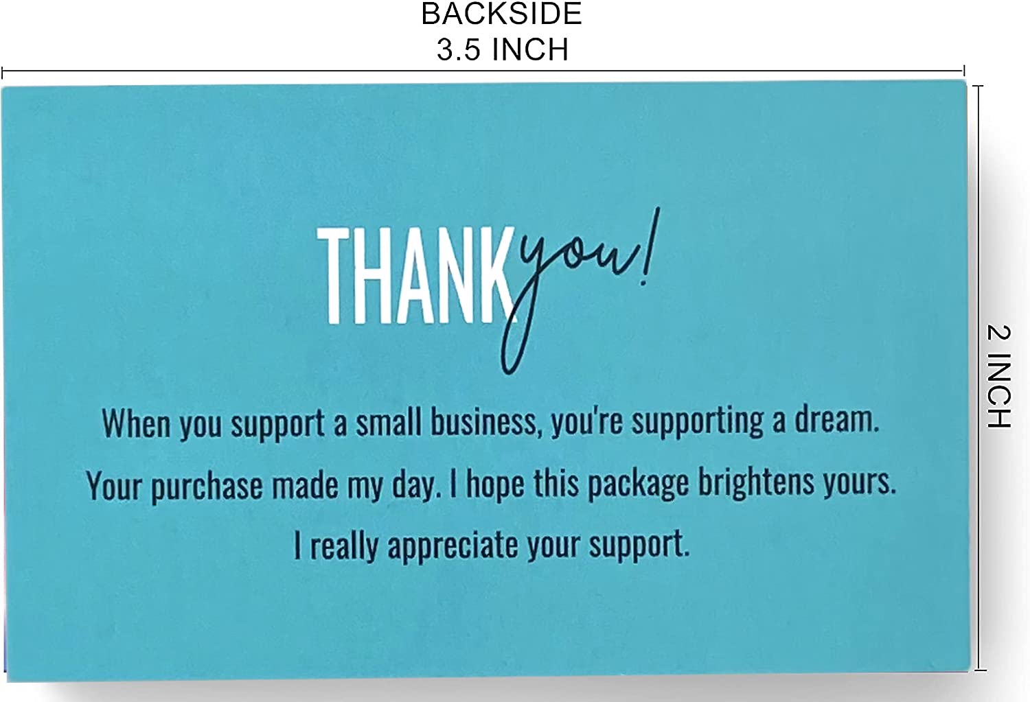 Thank You Notes Thank You Cards For Small Business - Handwritten Style ...