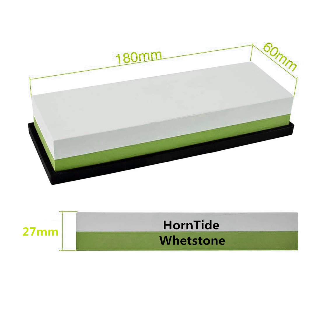 HornTide 1000/4000 Grit Combinatie Wetsteen 7-inch Corundum Dubbelzijdige messenslijper Slijpsteen HornTide 1000/4000 Grit Combinatie Wetsteen 7-inch Corundum Dubbelzijdige messenslijper Slijpsteen