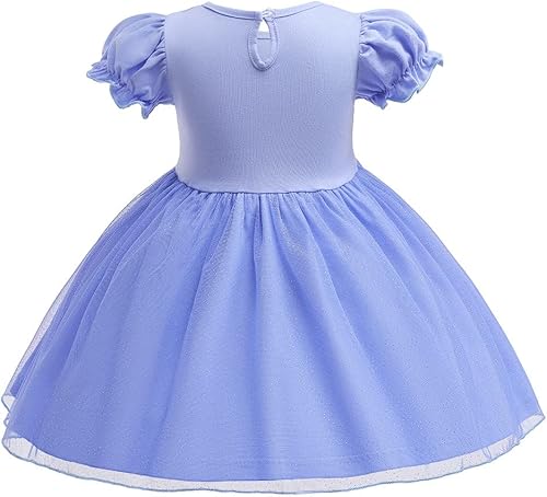 Miniatura 3 de REXREII Disfraces de princesa para Halloween, carnaval, Navidad, cumpleaños, concurso, fiesta, verano, vestido de tul