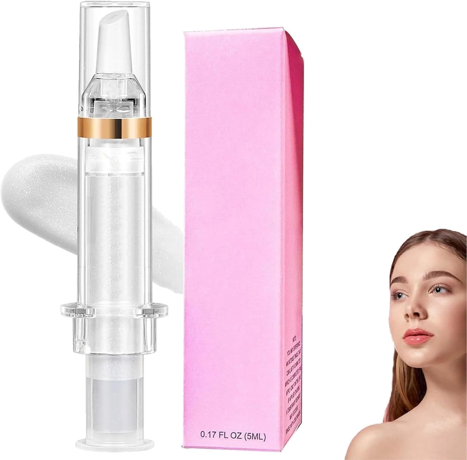 Glwb Lip Plumper, Glwb Lip Plumping Booster Gloss, Plump and Pout Lip Plumper, lipgloss plumper Lip Enhancer, Hydraterend en voedend Glwb Lip Plumper Maak je lippen voller (Size : 01)