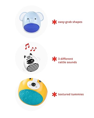 Miniatura 6 de Skip Hop Egg Shaker Trio - Juguete para bebé Explore y más juego de 3 piezas