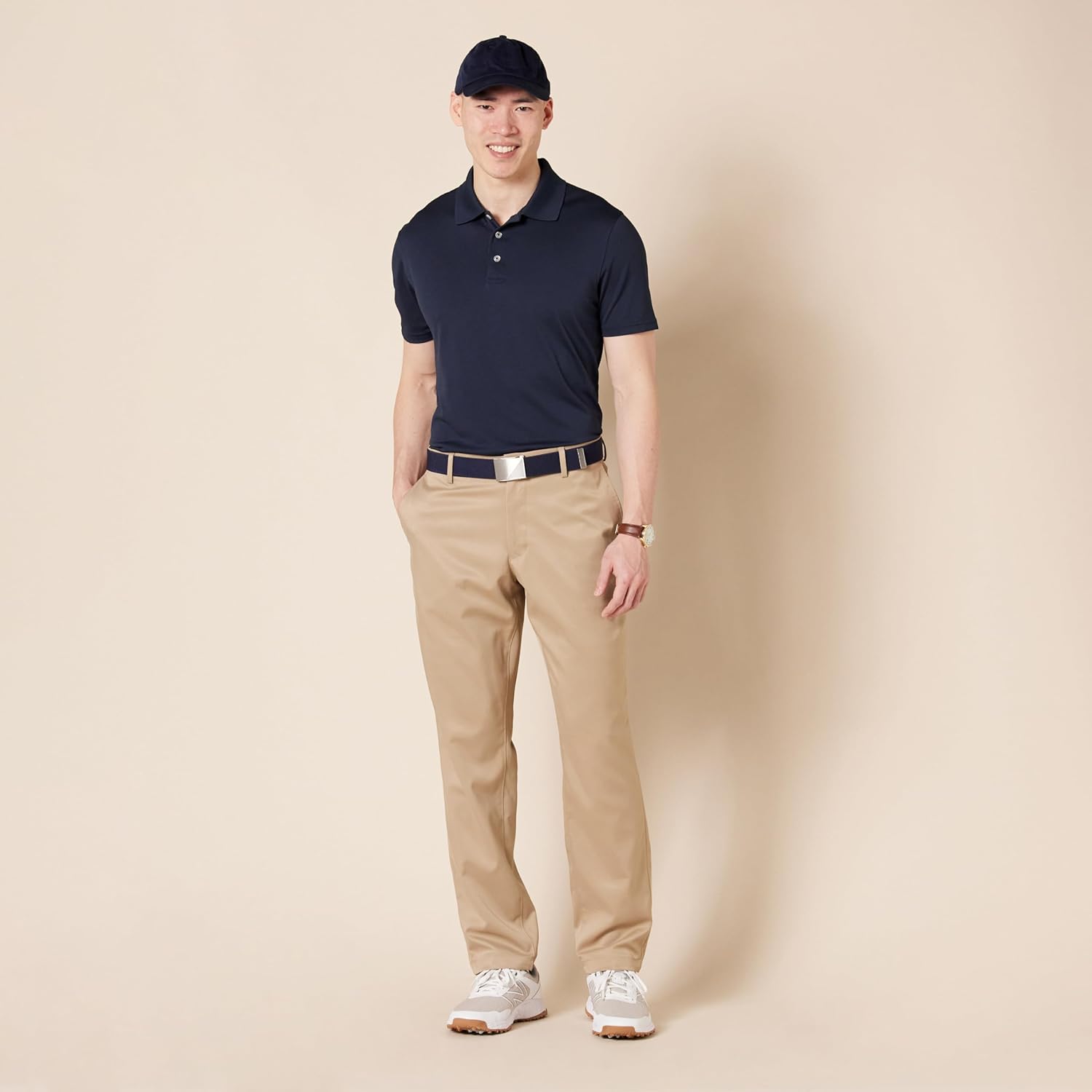 Amazon Essentials Men's Athletic-Fit Stretch Golf Pants for All Day Comfort (Available in Big & Tall)