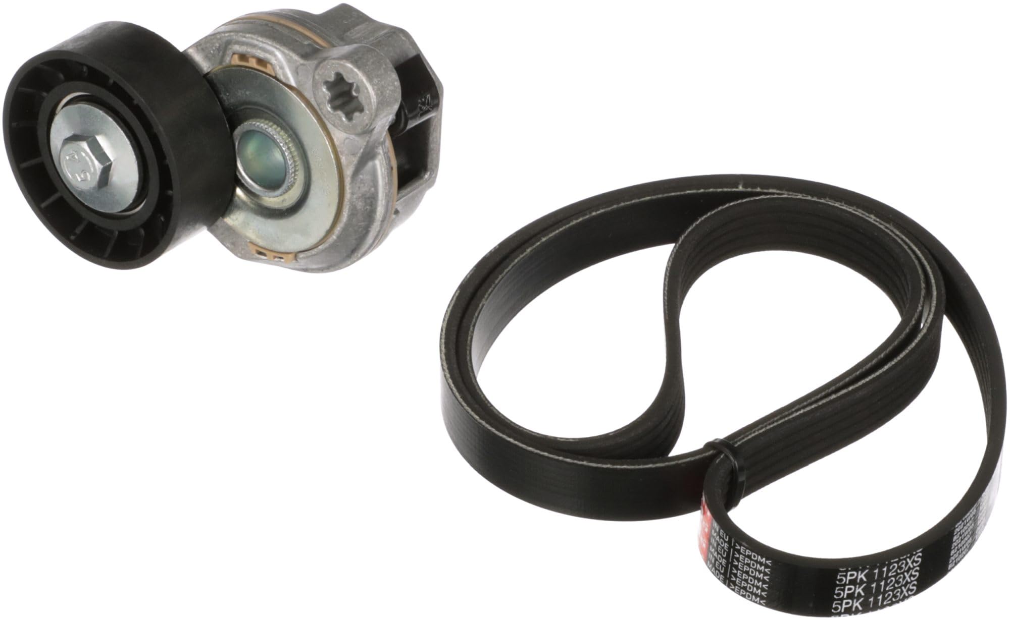 GATES Jeu de courroies trapézoïdales à nervures K015PK1123XS Caoutchouc Compatible avec VOLVO XC60 156 V60 155, 157 V70 III 135 XC70 II Break 136 S60 II 134
