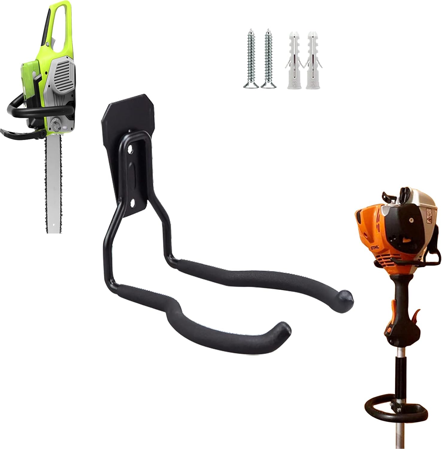 Chainsaw Hanger, Chainsaw Hangers for Garage Wall, Chainsaw