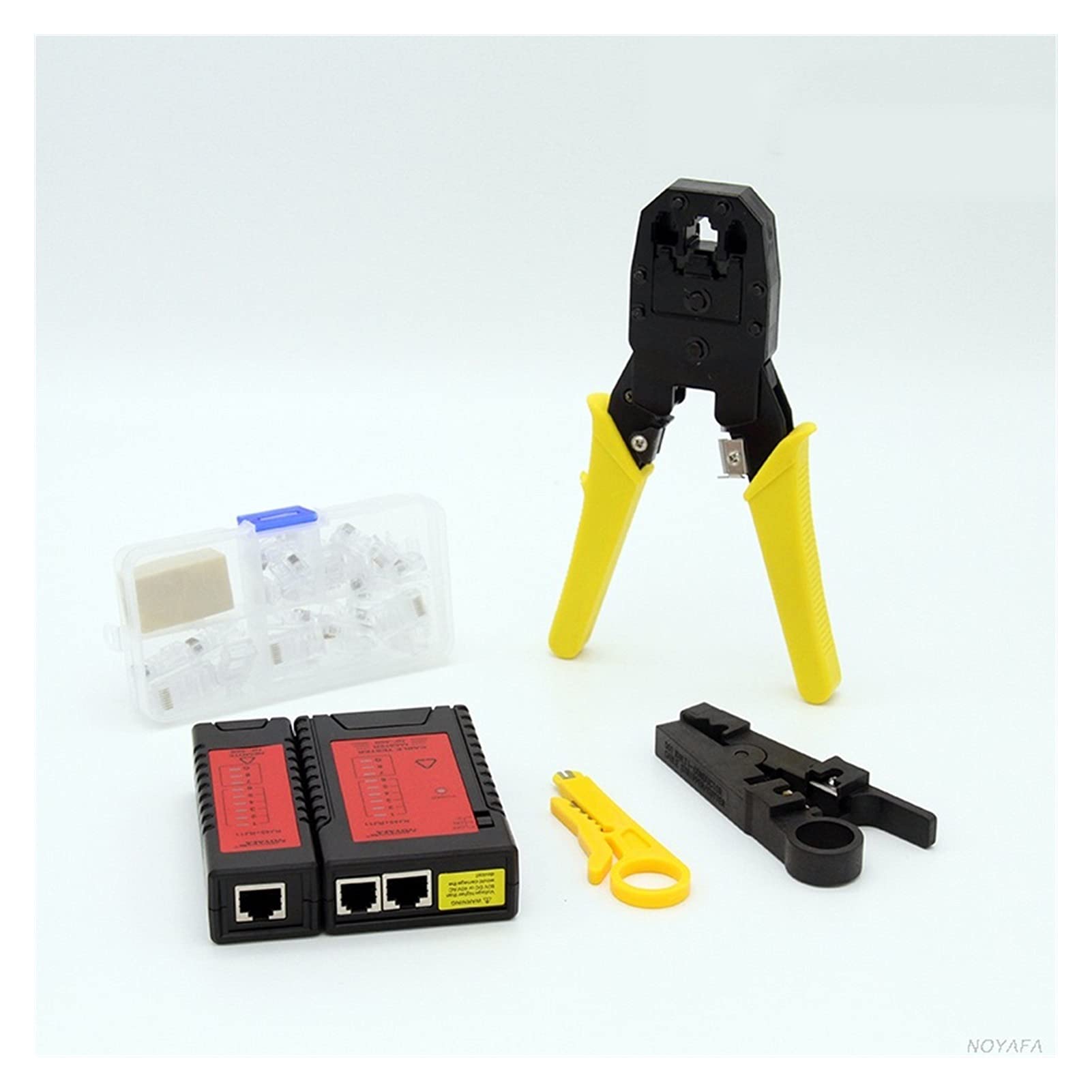 Lokalizator kabli Crimp. LAN RJ45 RJ11 CAT5 Kit narzędziowy analizatora.