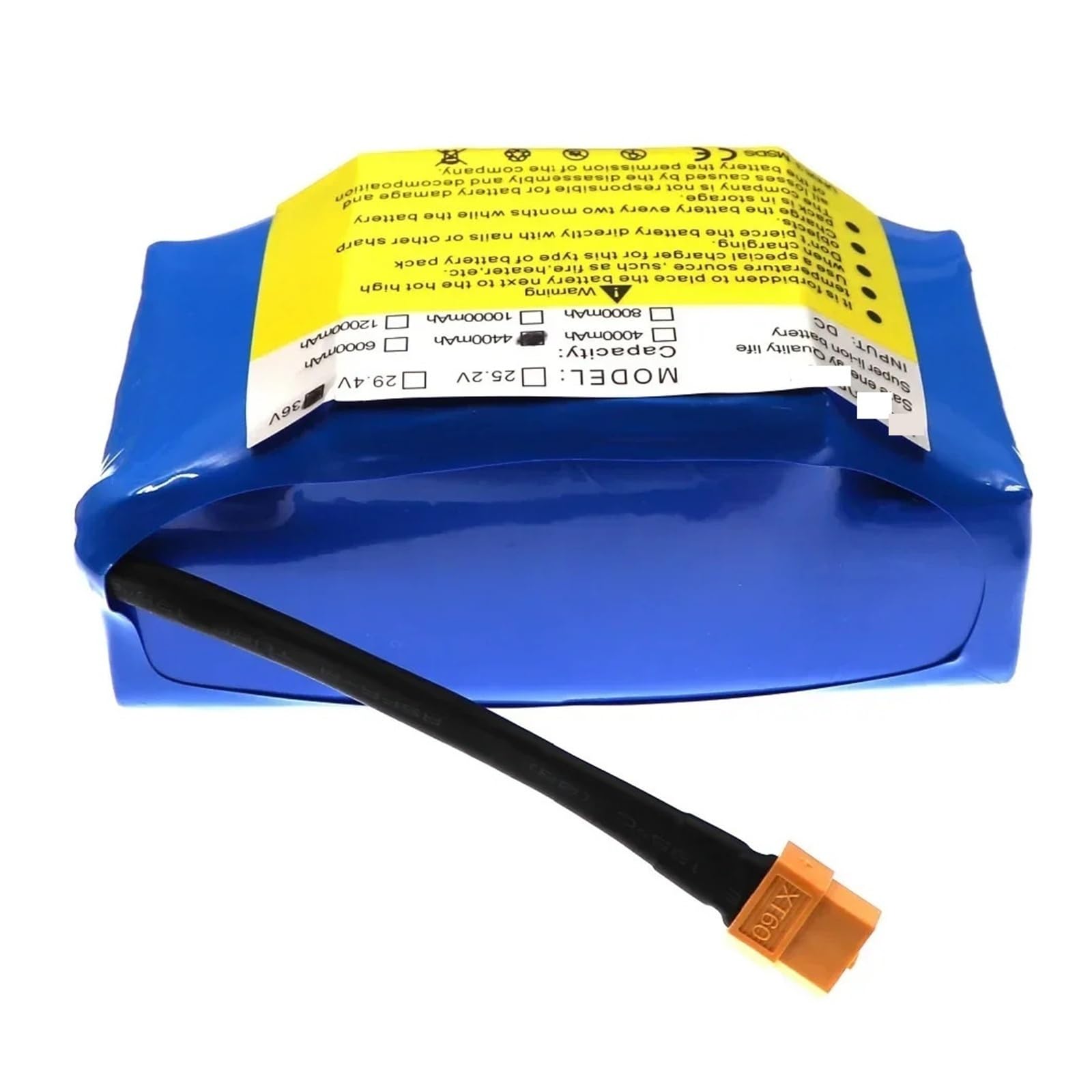 36V Lithium-ion Rechargeable Battery 4400 MAh 4.4AH Lithium-ion Battery For Electric Self-suction Hoverboard Unicycle