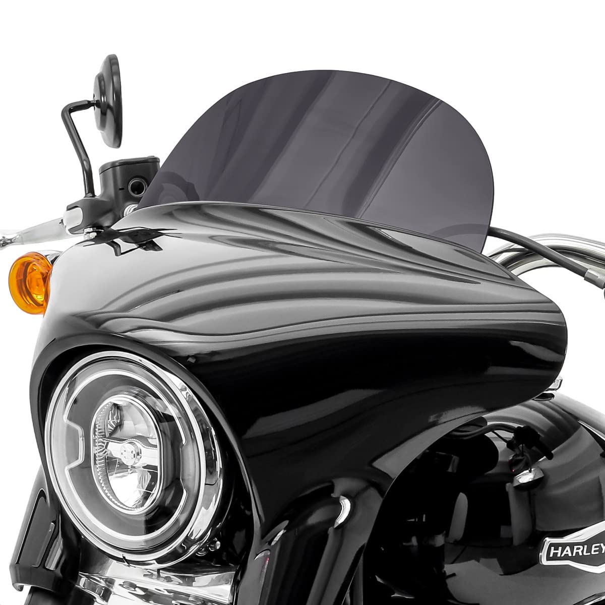 Pare-Brise pour Harley Sport Glide 18-20 Craftride M Saute Vent fumé foncé