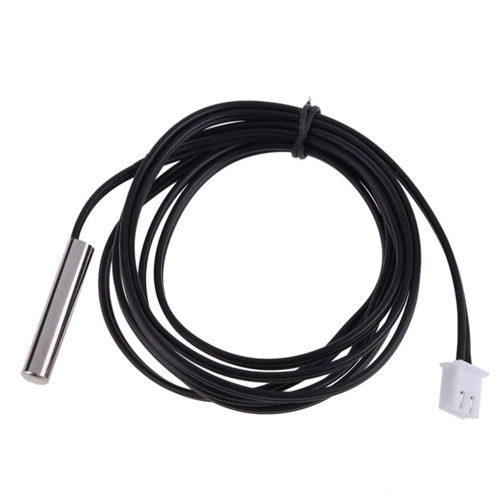 UNI-T Temperature Sensor Probe,1M Temperature Sensor Probe High Accuracy Water-resistant NTC 10K/B3435 Thermistor Wire Cable Temperature Probe