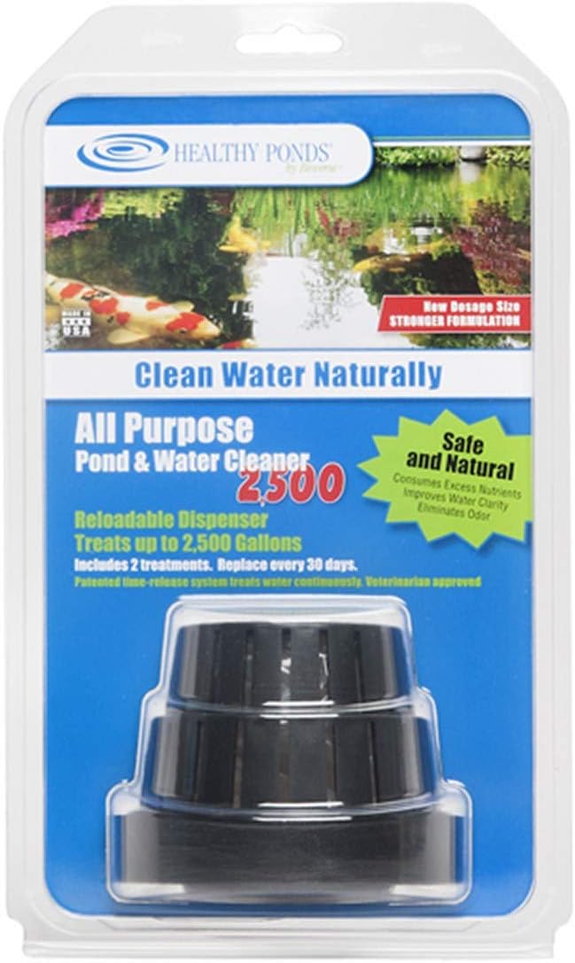 Healthy Ponds Submersible Dispenser with (2) 2,500 Gallon Refills Pond Water
