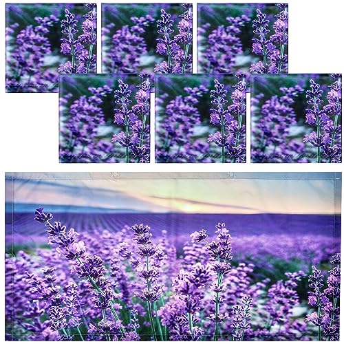 Image of Hortsun 6 Pcs Fluorescent Light Covers - 4 x 2 Feet Magnetic Light Filters, Must Haves for Teacher Supplies, Ceiling Covers for Classroom Fluorescent Shade Hospitals School Office(Lavender)