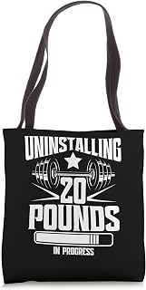 Weight Loss Celebration Party Progress Lost 20 Pounds Tote Bag