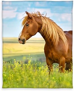 Herding Young Collection Couverture Polaire, Cheval, 130 x 160 cm, Polyester