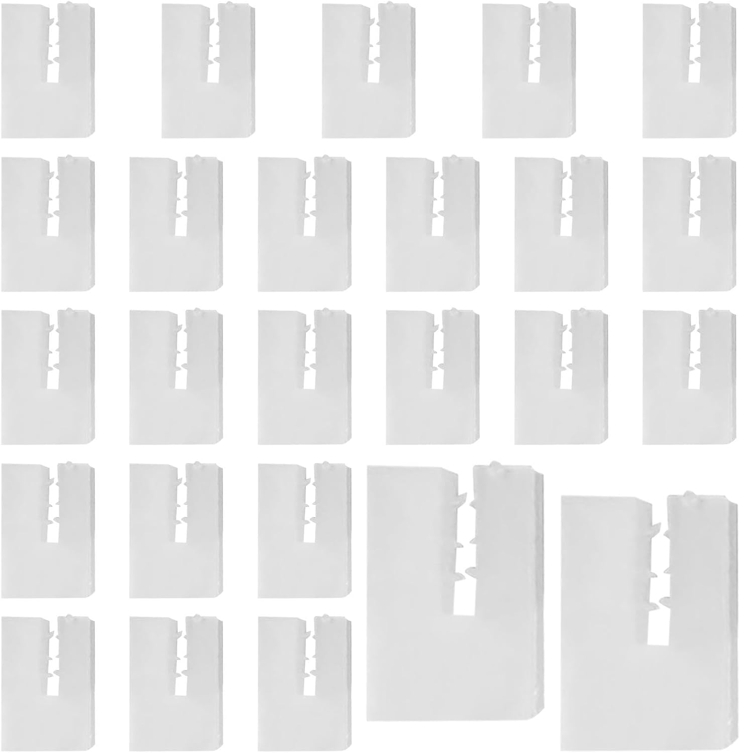 25Pcs Radiator Anti Vibration Inserts,Radiator Bracket Packer, Plate