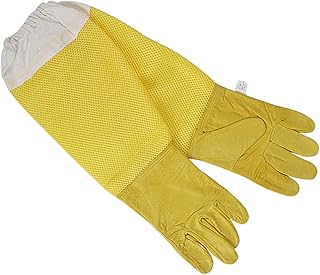 HAKIDZEL bee Gloves Beekeeping Gloves Beekeeping Sheepskin Gloves Beekeeping Tool Bee Tool Clothing