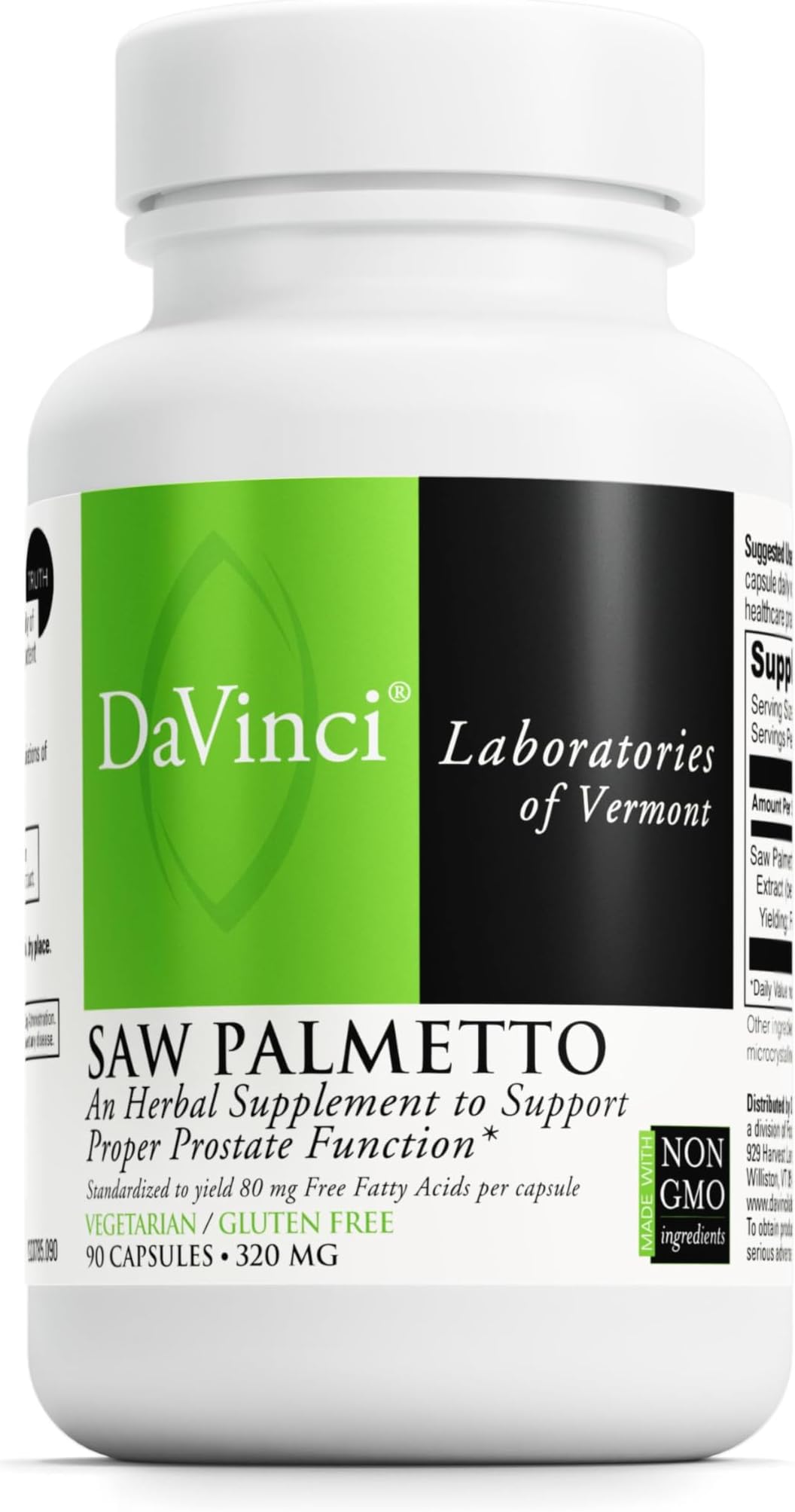 Labs Saw Palmetto - Dietary Supplement to Support Proper Prostate Health Function, Premenstrual Needs and Lactation* - with Saw Palmetto Berry Extract - Gluten-Free - 90 Vegetarian Capsules