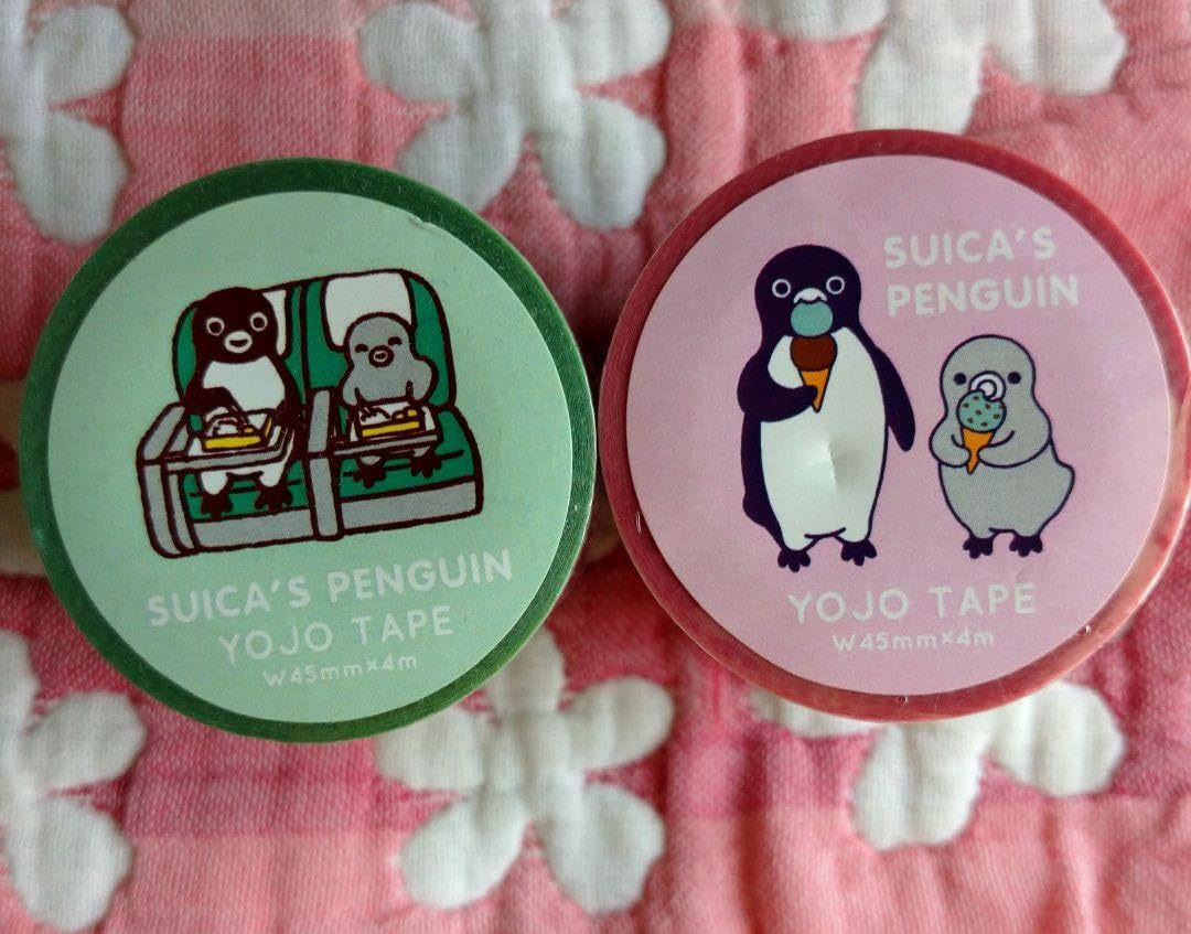 Suicaペンギン　マスキングテープ4点セット 在庫限り】Suicaのペンギン マスキングテープ秋冬:TRAINIART JRE MALL