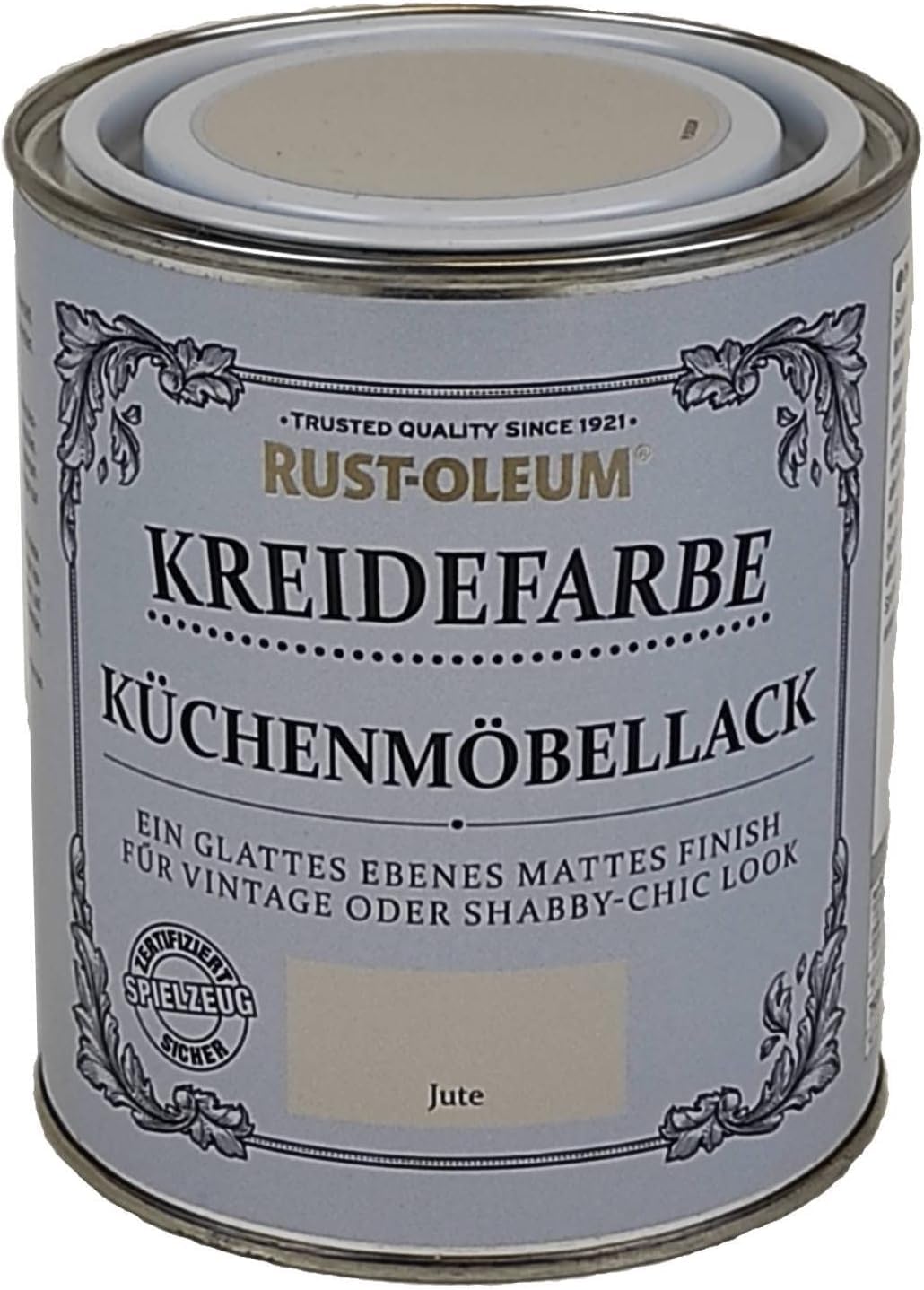 Rust-Oleum Kreidefarbe Küchenmöbellack – Farbe Jute, 750 ml