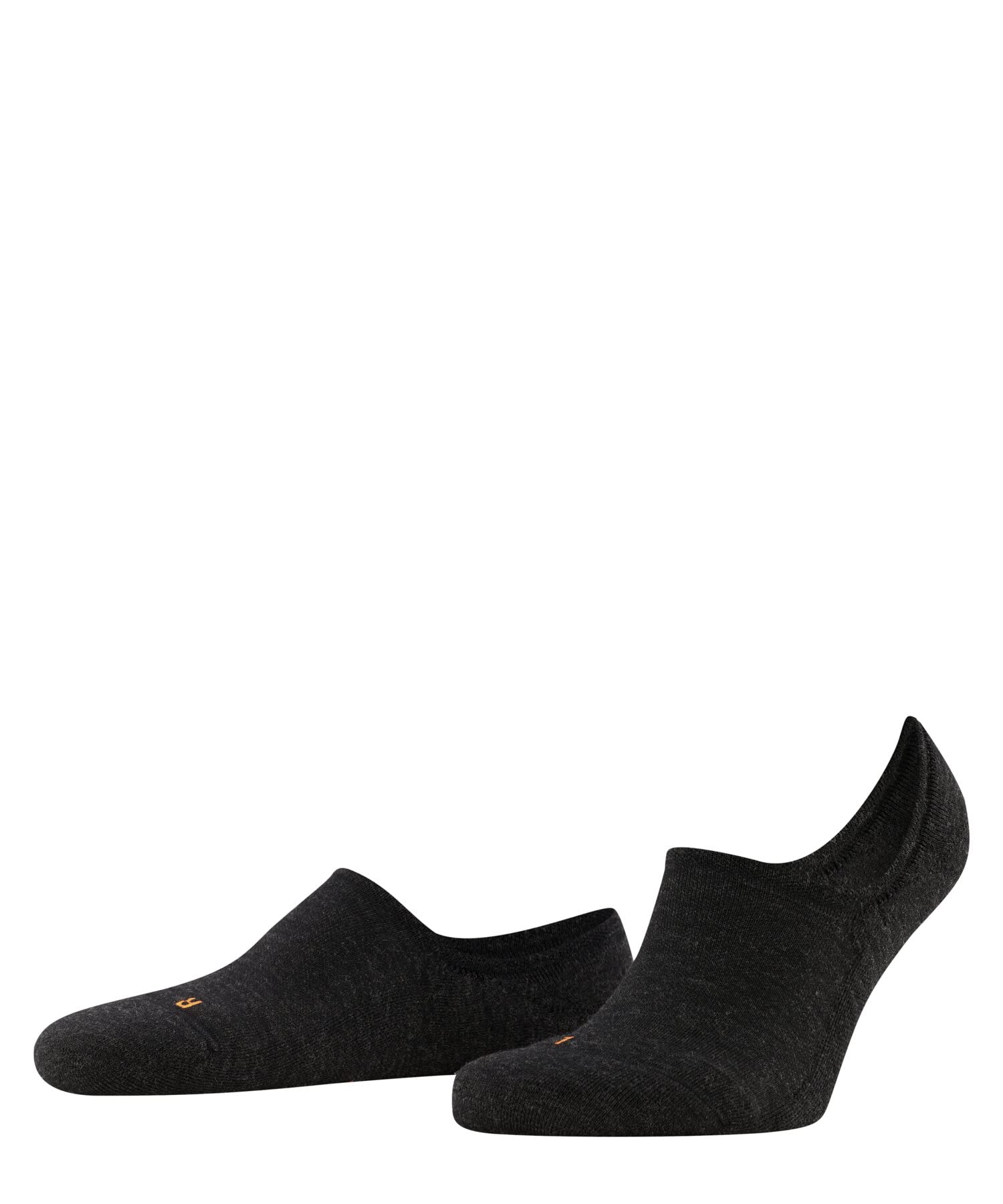 FALKE Unisex Keep Warm U In Wool No-Show Plain 1 Pair Liner Socks, Grey Anthracite Melange 3080, 9.5-10.5