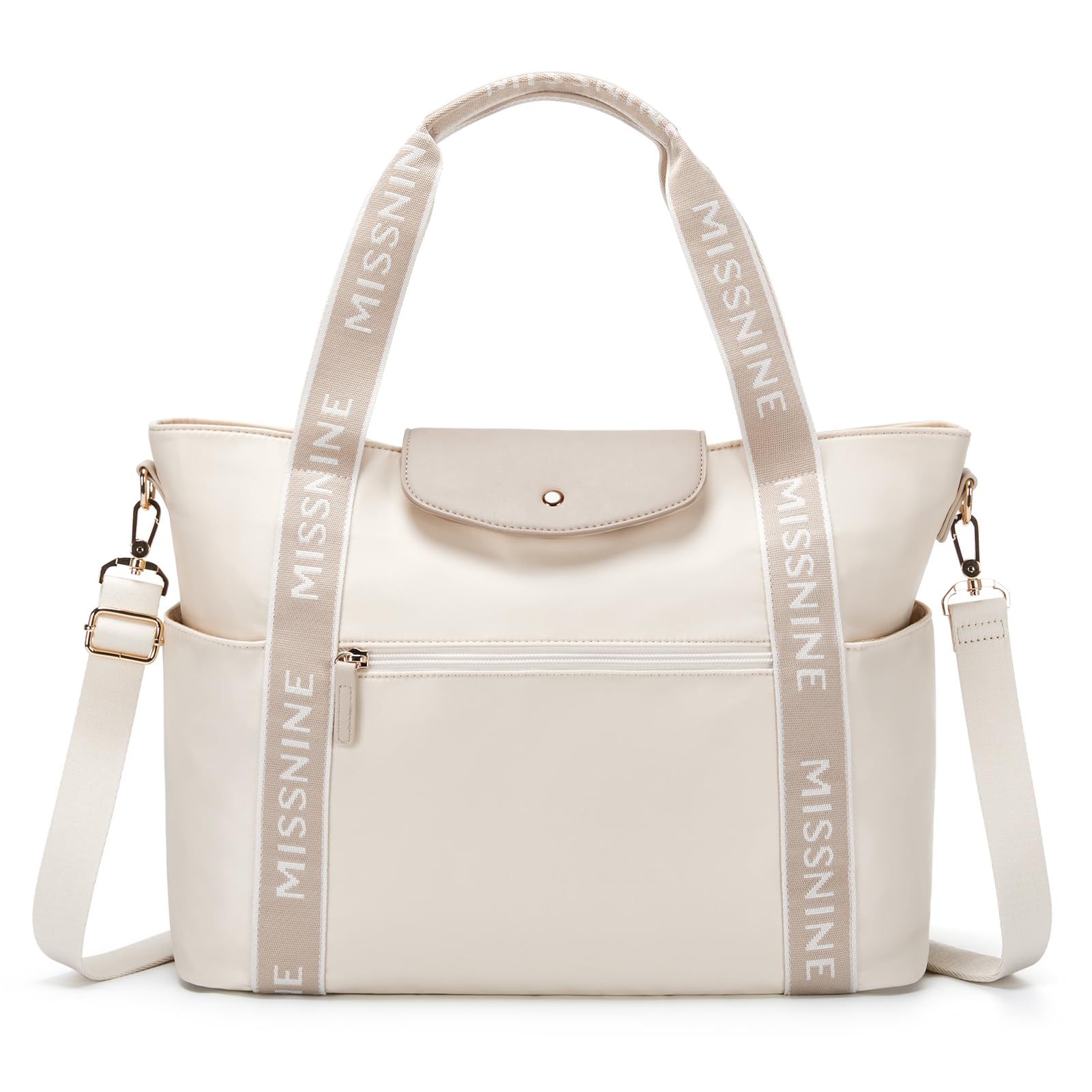 Missnine Handtasche Laptoptasche Damen 15,6-Zoll-Laptoptasche Tote Bag Leichte Arbeitstasche Shopper Tasche Damen Große Kapazität Computertasche Büroreisen