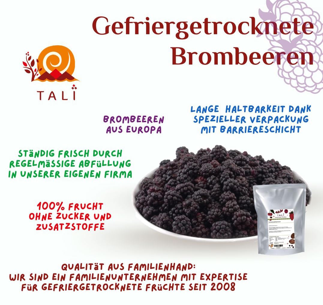 TALI Brombeeren gefriergetrocknet 1000 g