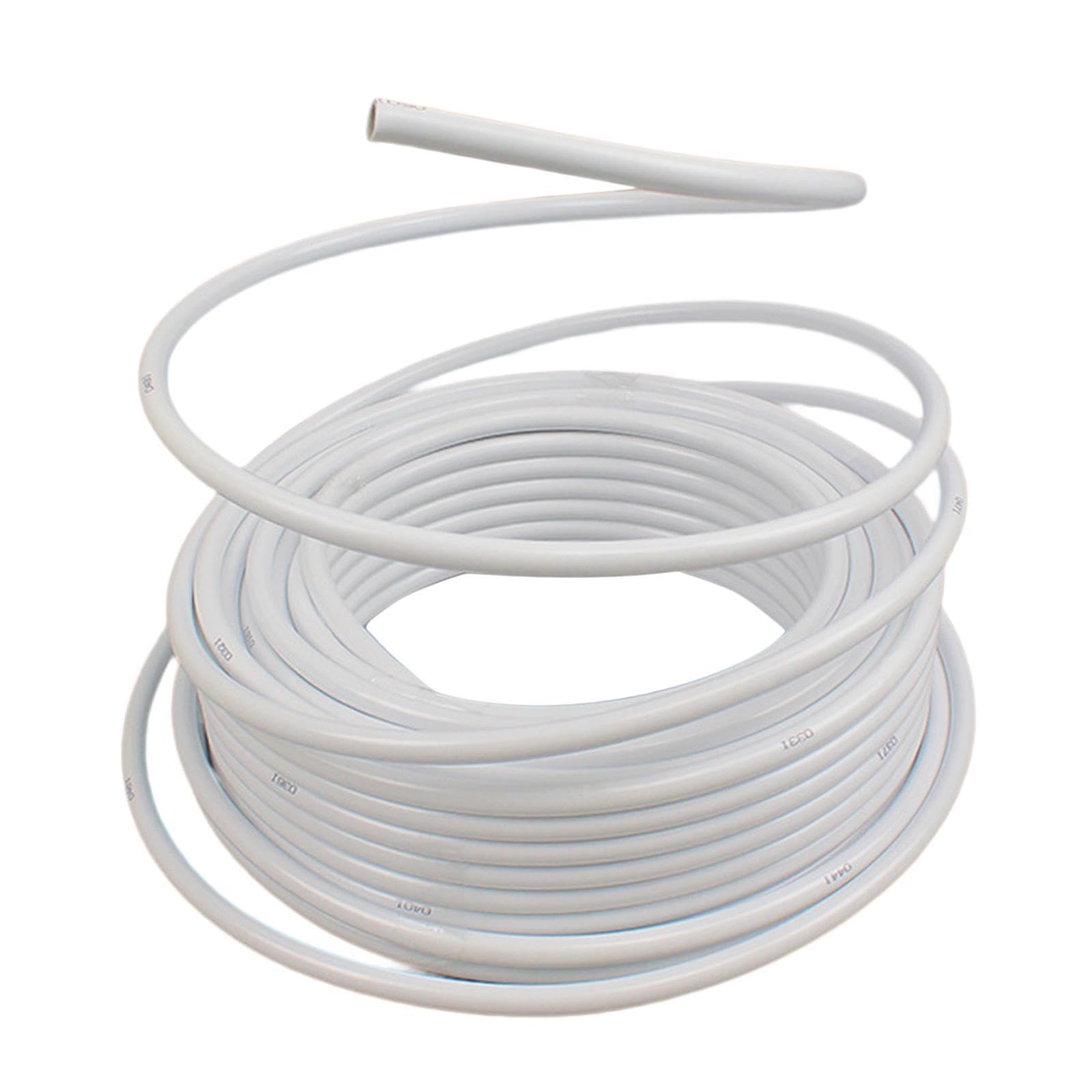 Tubo modellabile in PVC portatile da 5 metri di lunghezza per decorazioni per matrimoni, feste, styling e fai da te, tubo modellabile in PVC per, Bianco, 10m
