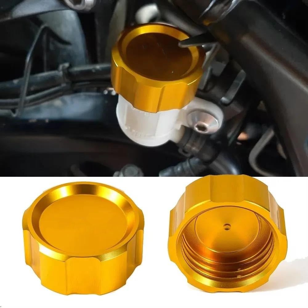 Tapón Llenado Aceite Del Motor Para R3 YZF-R3 YZFR3 2015-2025 Tapa Del Depósito De Líquido De Freno Delantero Y Trasero Protector De La Cubierta Del Cilindro Tapa De Llenado De Aceite(Negro,A)
