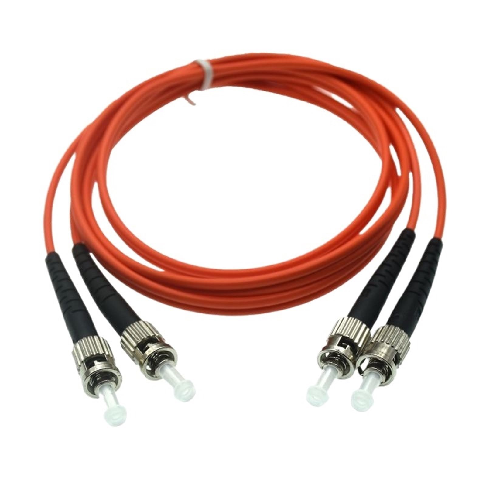 Cavo jumper in fibra ottica dual core multimodale Gigabit di grado portante Cavo multimodale doppio da LC a SC a FC a doppio cavo ST(Double ST-ST,40m)