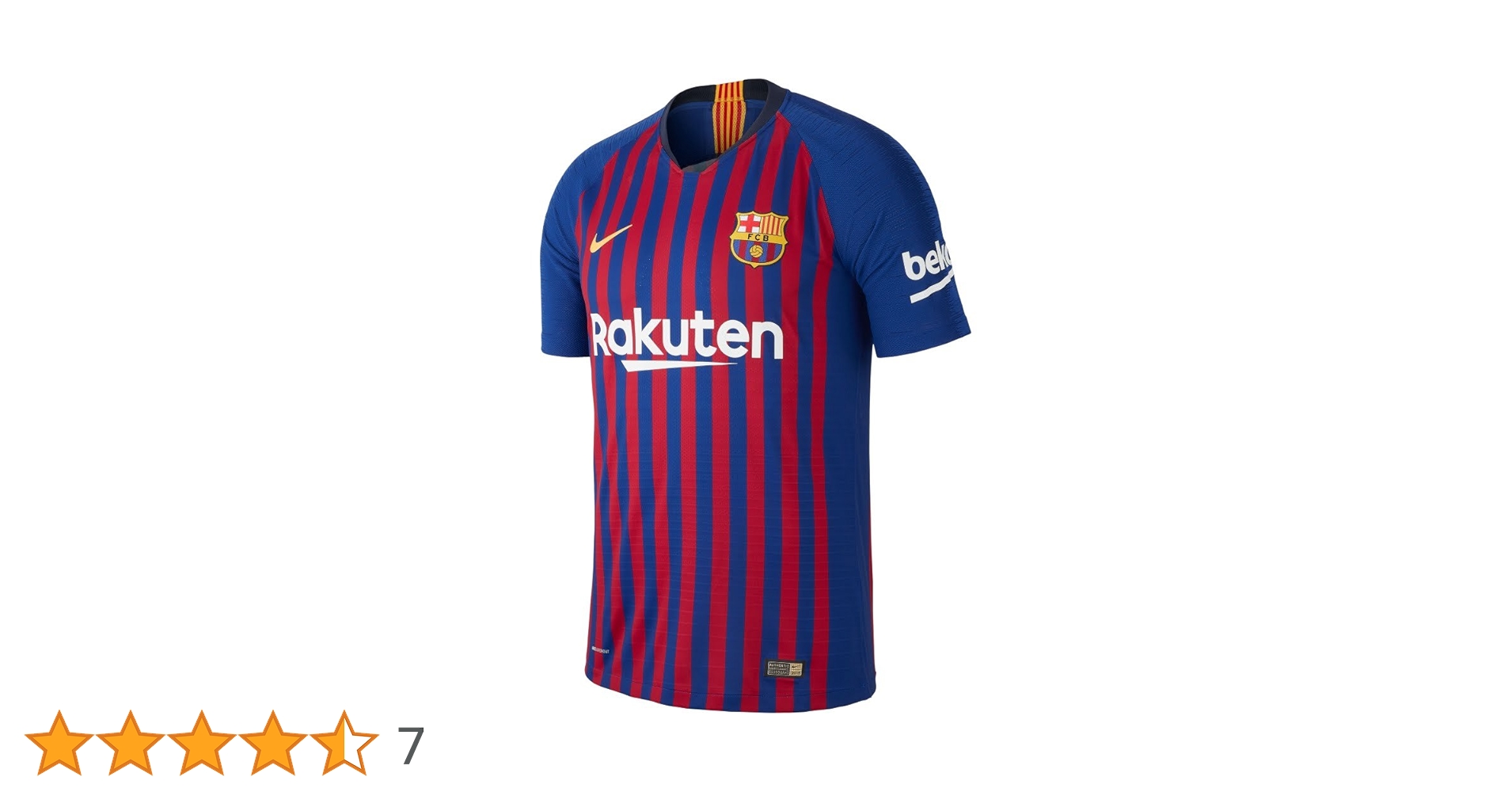 NIKE Barcelona Home Vapor Match Jersey 2018/2019 - S, Soccer