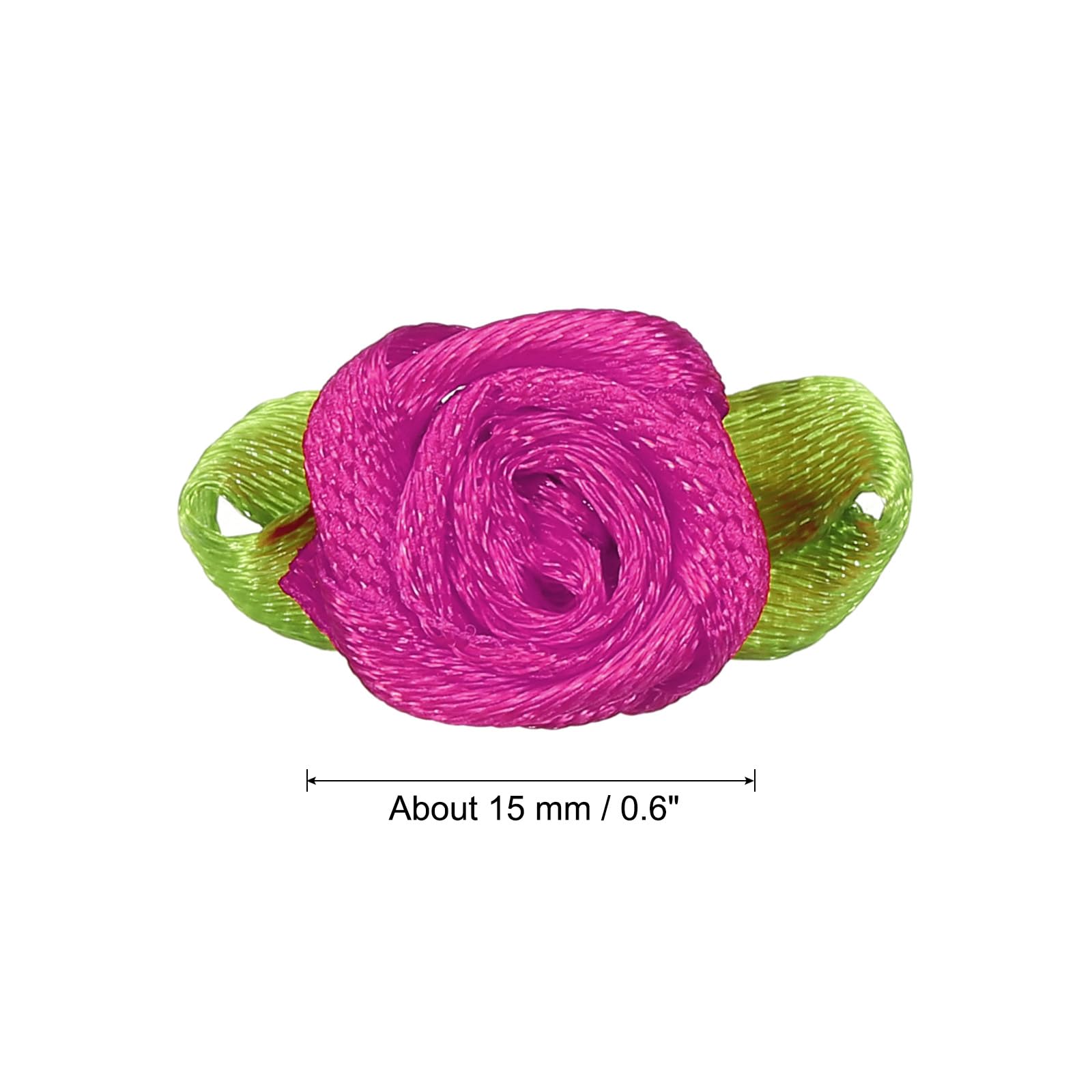 PATIKIL Mini Ribbon Roses - Image 2