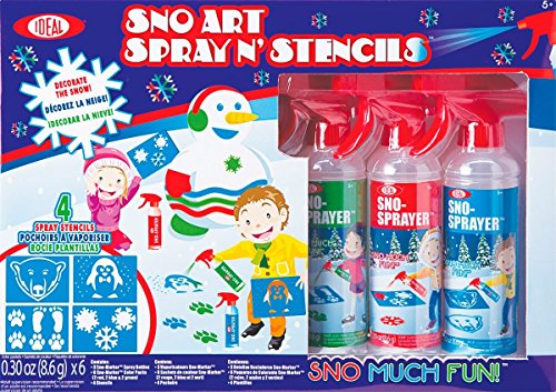 HearthSong SNO-Art Spray 'n' Stencil Set