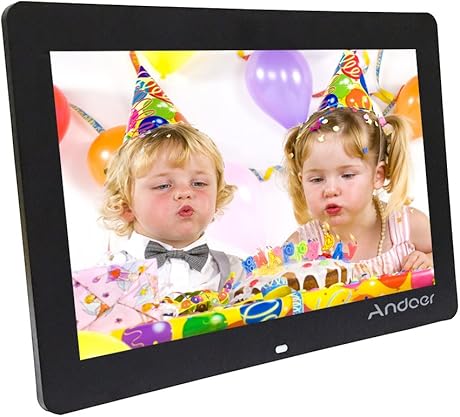 Andoer 14Wide Screen LED Digital-Bilderrahmen Hohe AuflAsung 1280 800 elektronische Bilderrahmen mit Fernbedienung LED-Uhr-Kalender MP3 MP4 Video-Player UnterstAtzung mehrerer Sprachen Andoer 14Wide Screen LED Digital-Bilderrahmen Hohe AuflAsung 1280 800 elektronische Bilderrahmen mit Fernbedienung LED-Uhr-Kalender MP3 MP4 Video-Player UnterstAtzung mehrerer Sprachen