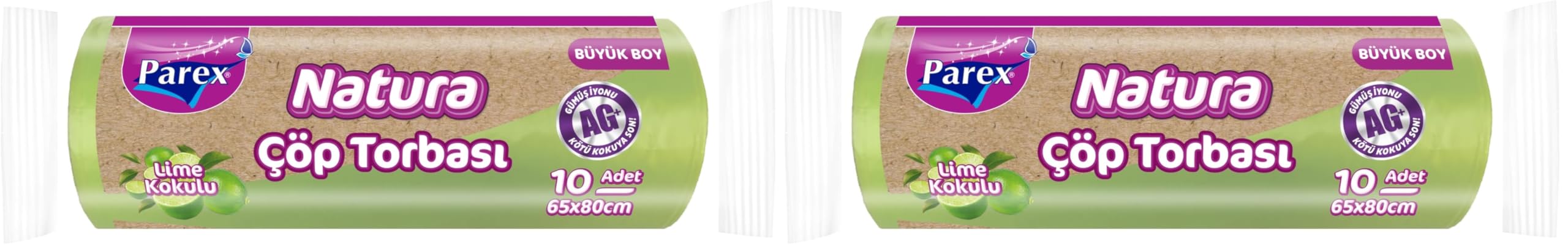 Parex Natura Çöp Torbası Büyük Boy 10’lu (2 paketi)