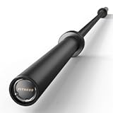 PAPABABE Olympic Barbell, 2-inch 45lb/35lb Weight Bar for Strength Training. 6.5ft/7ft Olympic Bar, 1000lb Plus Capacity, Chrome/Zinc Plating, knurled Grip for Bench Press Deadlift Squat