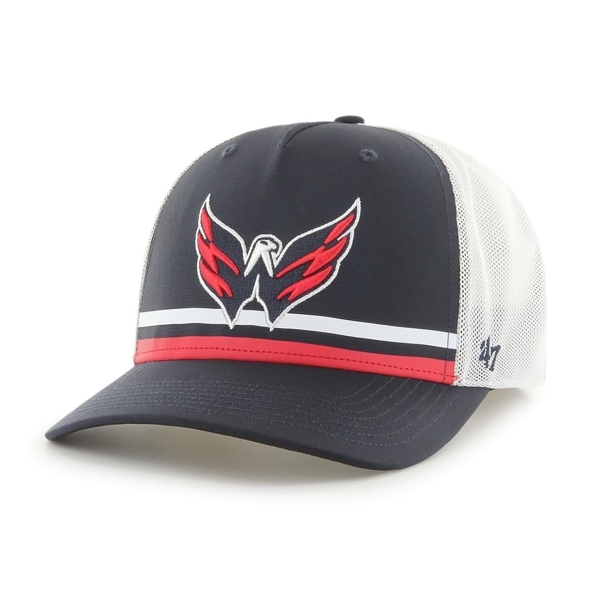 Unisex Navy 47 Brand Trucker Ripstop Cap - Rockhill Washington Capitals