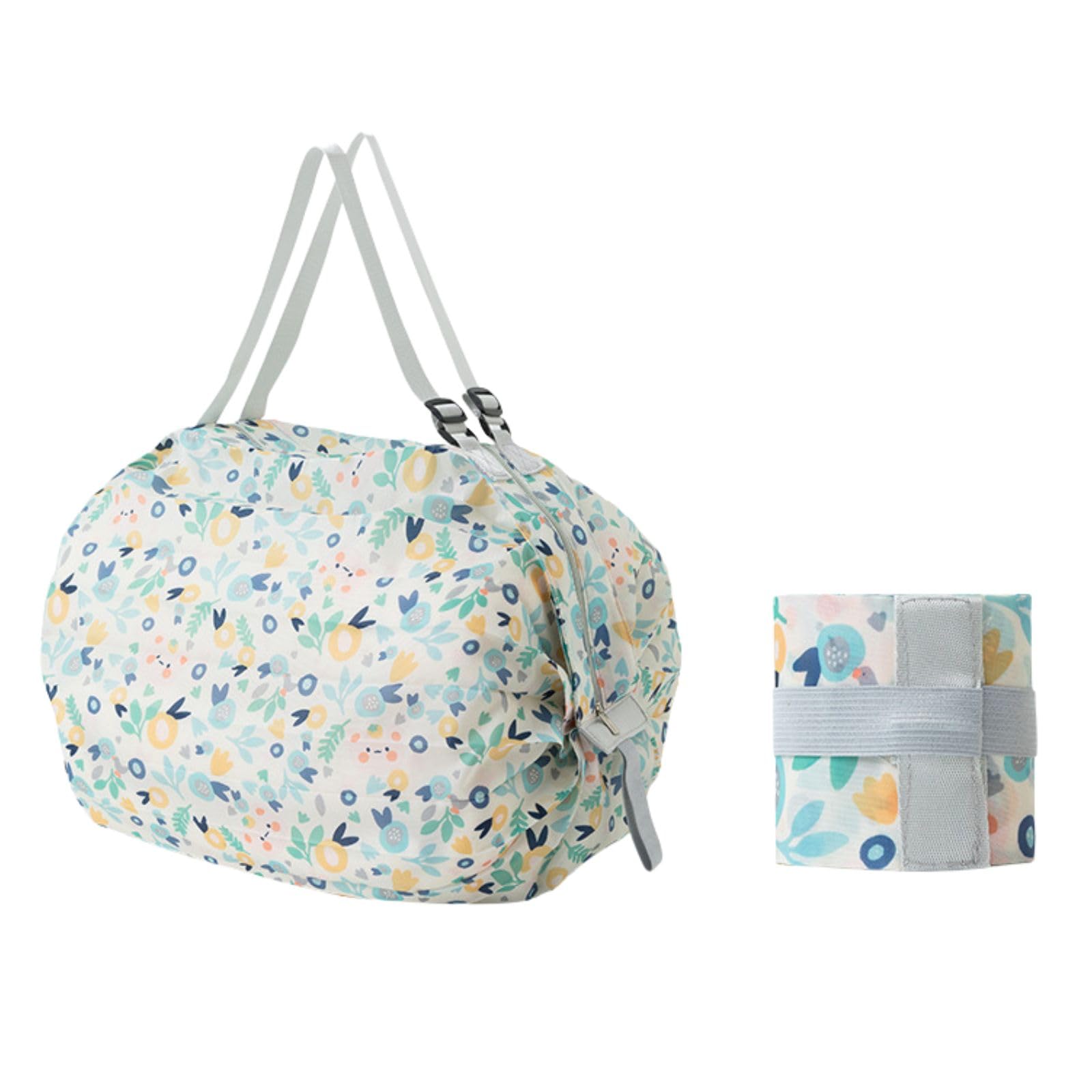 [grooblue] エコバッグ 買い物バッグ ショッピングバッグ 大容量 買い物袋 コンパクト 軽量 折りたたみ 丈夫 おしゃれ 防水 男女兼用 旅行 スパ