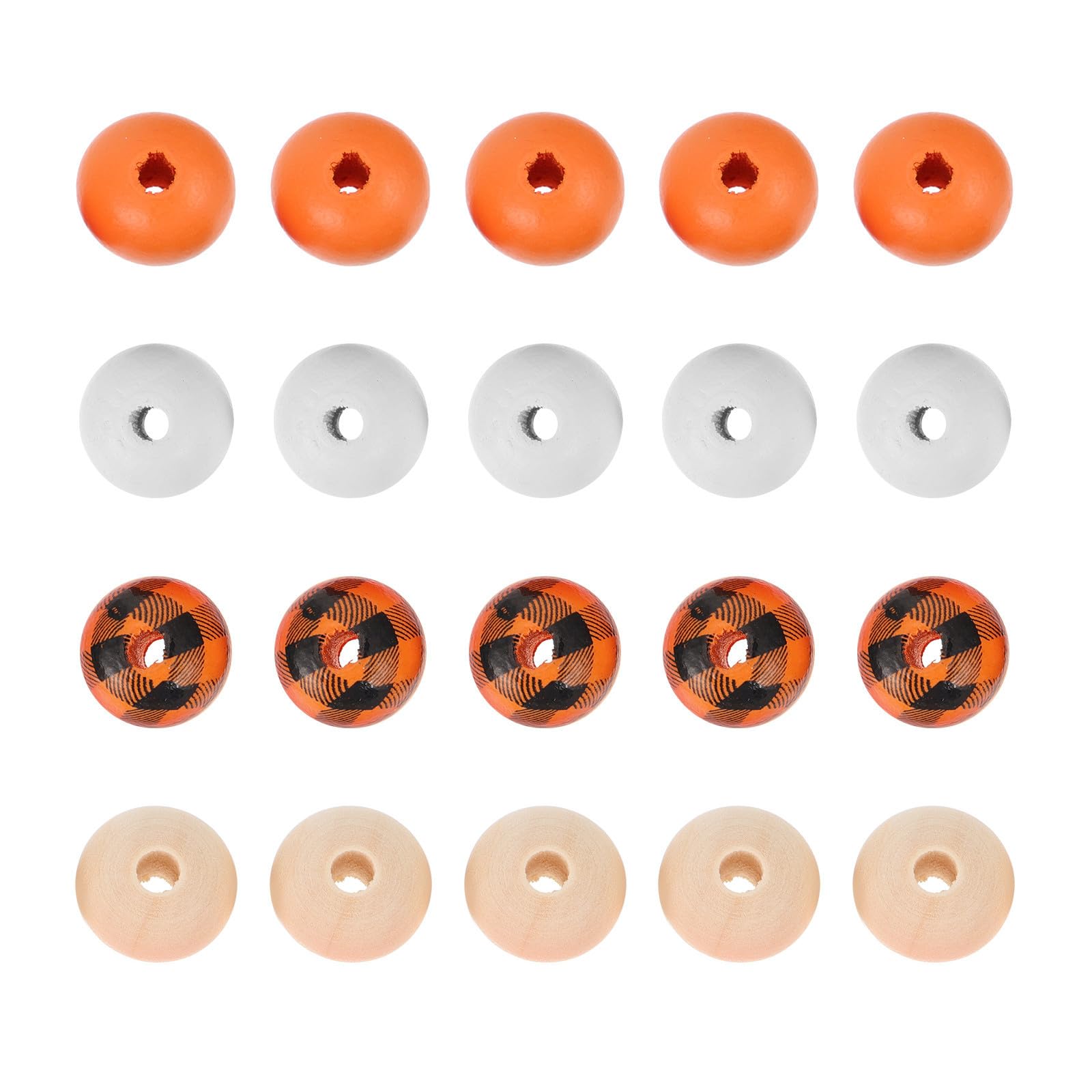 Tofficu 2 Juegos Cuentas Espaciadoras de Madera para Hacer Tú Mismo,