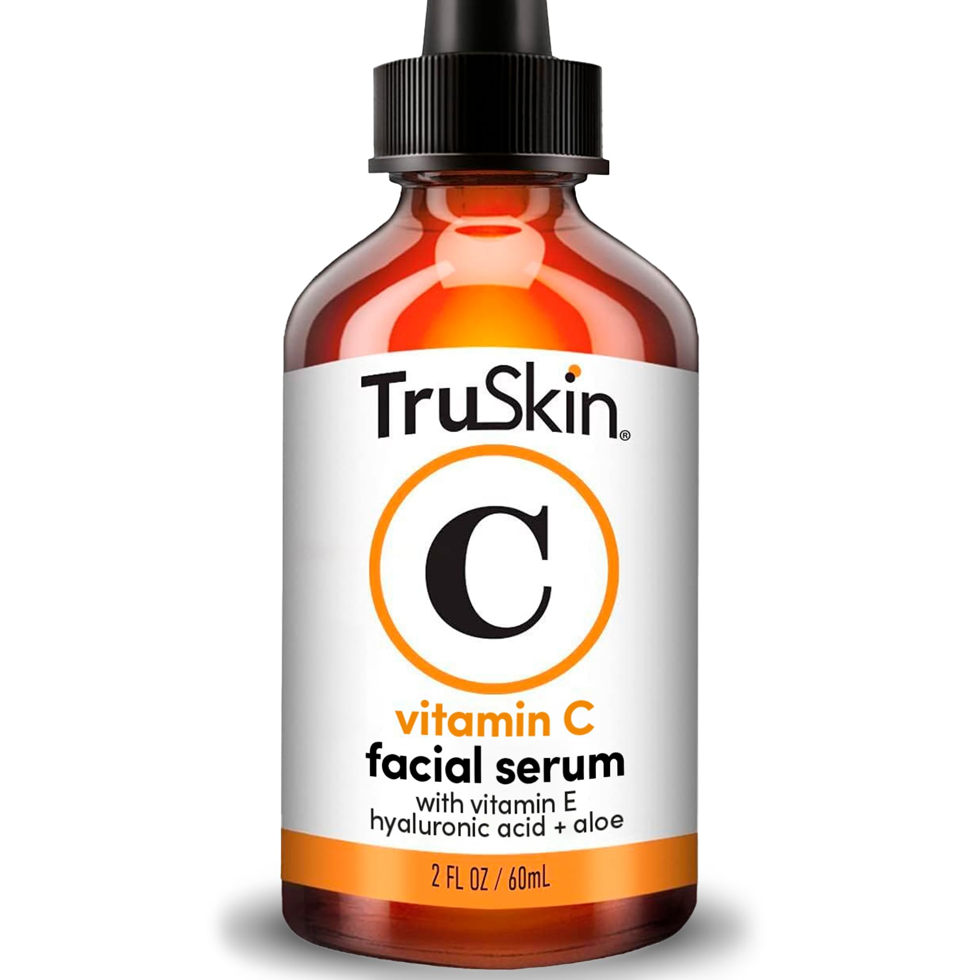 TruSkin Vitamin C Serum for Face – Anti Aging Face Serum with Hyaluronic Acid & Vitamin E – Brightening Formula for Improving Appearance of Dark Spots, Fine Lines & Wrinkles – All Skin Types, 2 Fl Oz