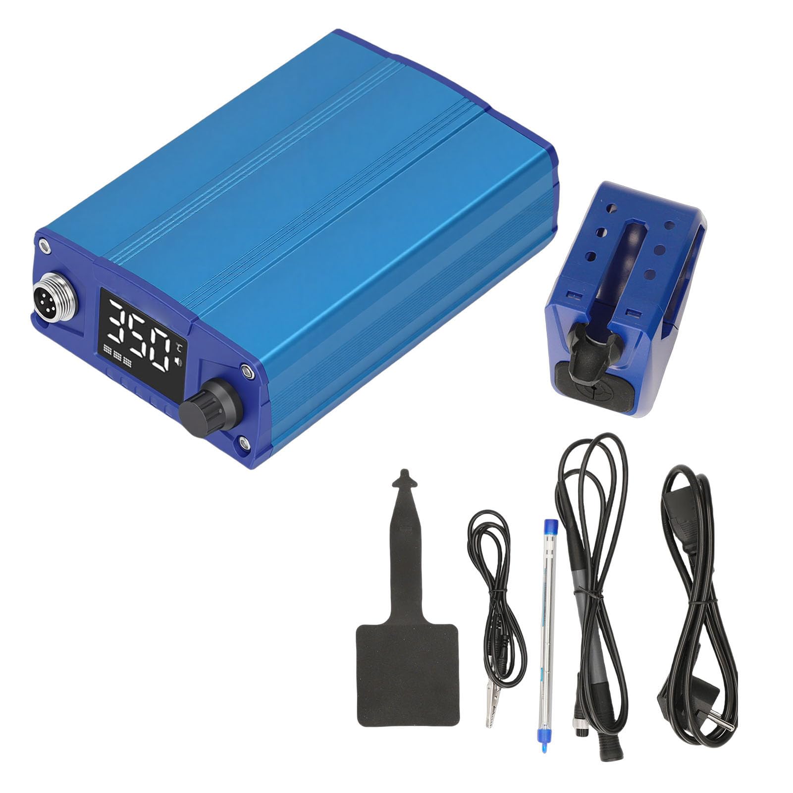 Cuifati Stacja Lutownicza T12 Pro, 75 W, Cyfrowy Wyświetlacz LCD, Antystatyczna Lutownica z kontrolą Temperatury PID i funkcją Automatycznego Uśpienia, do Samodzielnej Naprawy (wtyczka UE)