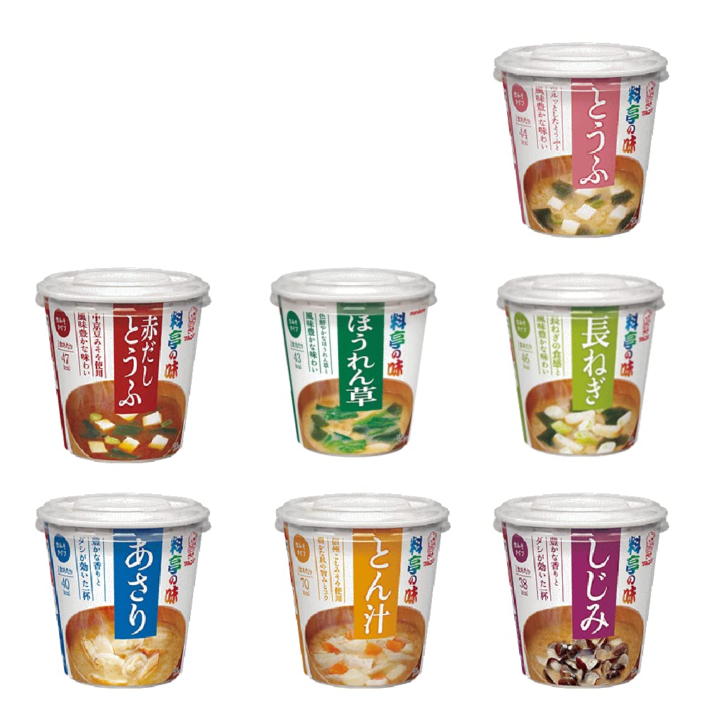 価格変更しました。マルコメ カップ 料亭の味みそ汁6入×8箱 と辛ラーメン10個 Amazon.co.jp: 【新】 マルコメ カップ味噌汁 料亭の味 みそ汁 6種味×4