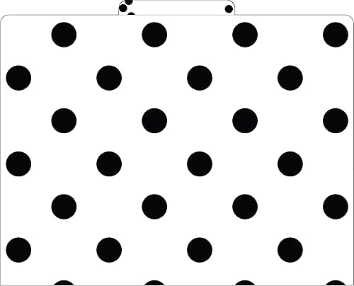 Miniatura 5 de Barker Creek Carpetas de archivos Juego de 24 carpetas de tamaño carta de puntos en blanco y negro, 14 puntos, juego de múltiples diseños, pestañas