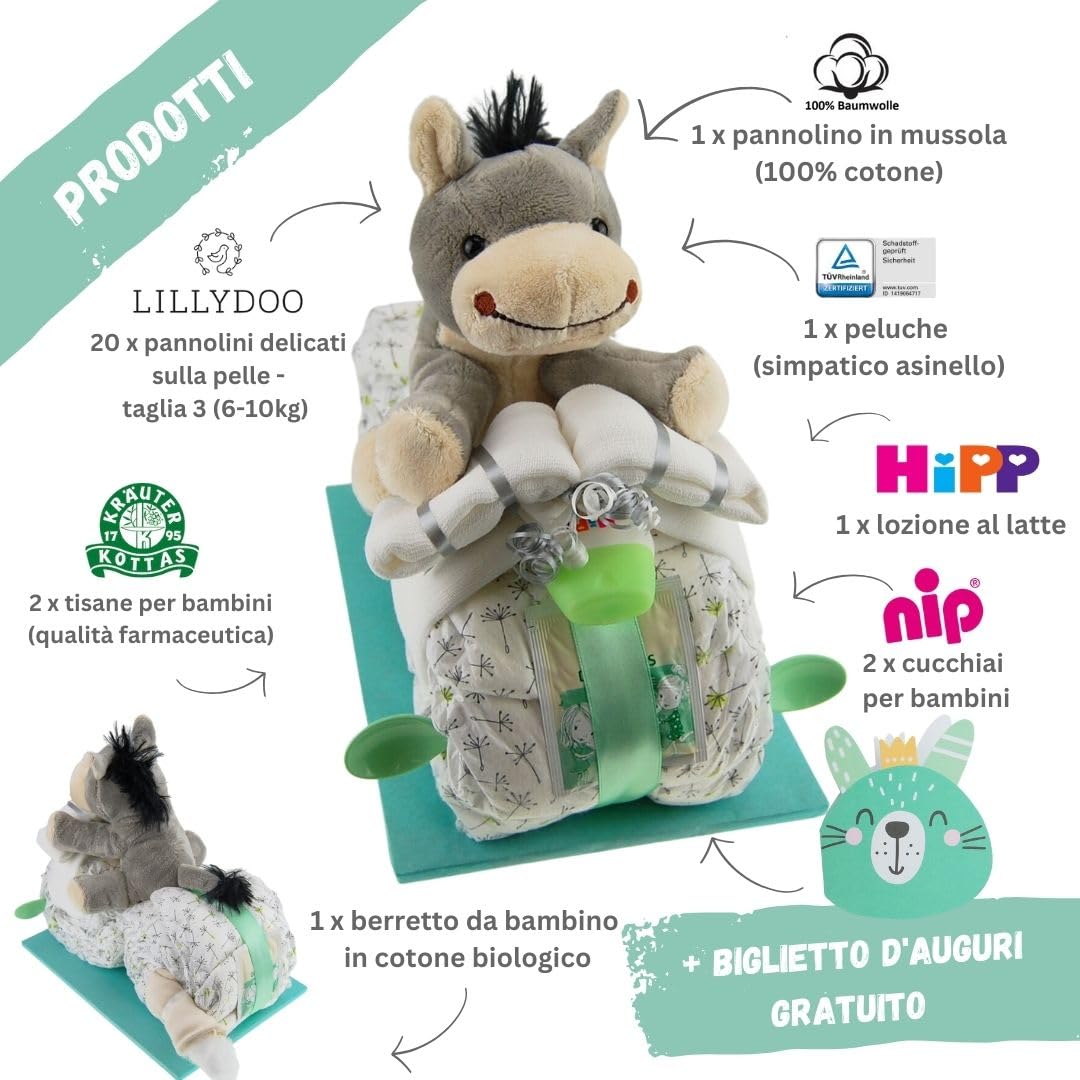 MyBambini - Pannolini Unisex Neutral - Pannolini Motocicletta | Regalo per nascita | Regalo per battesimo | Regalo per baby shower e baby shower | Regalo di nascita | Regalo per neonati